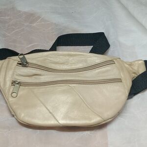 Elegant Cream Crossbody Bag